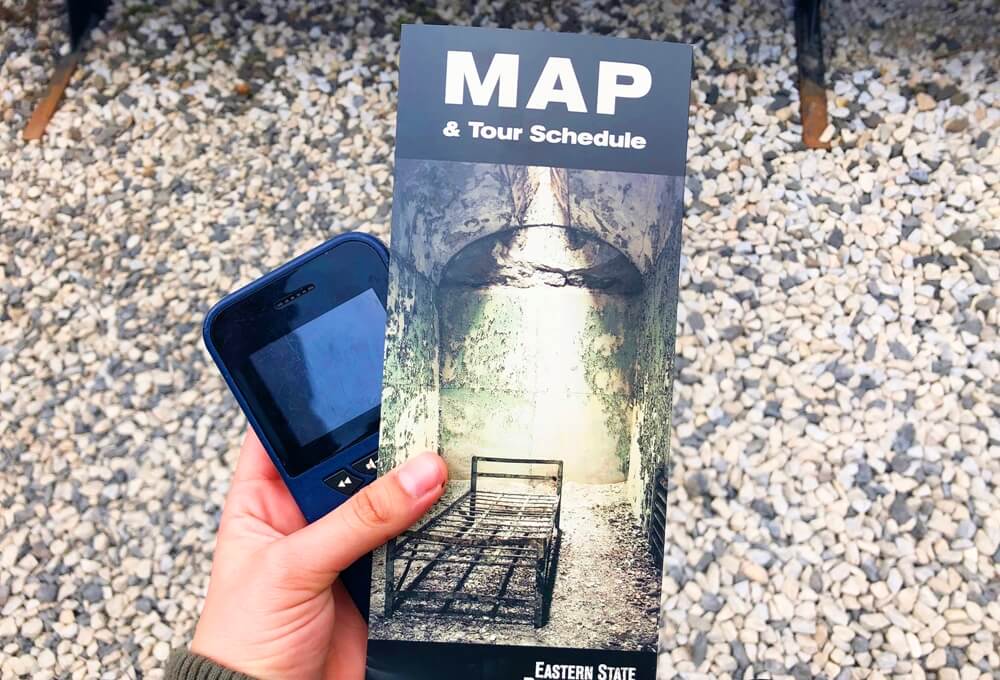 Visiting Eastern State Penitentiary map
