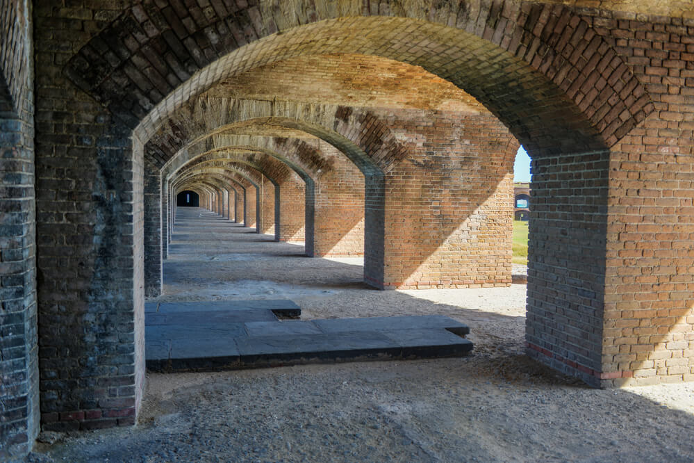 Key West is worth visiting Halls of Fort Jefferson in Dry Tortugas