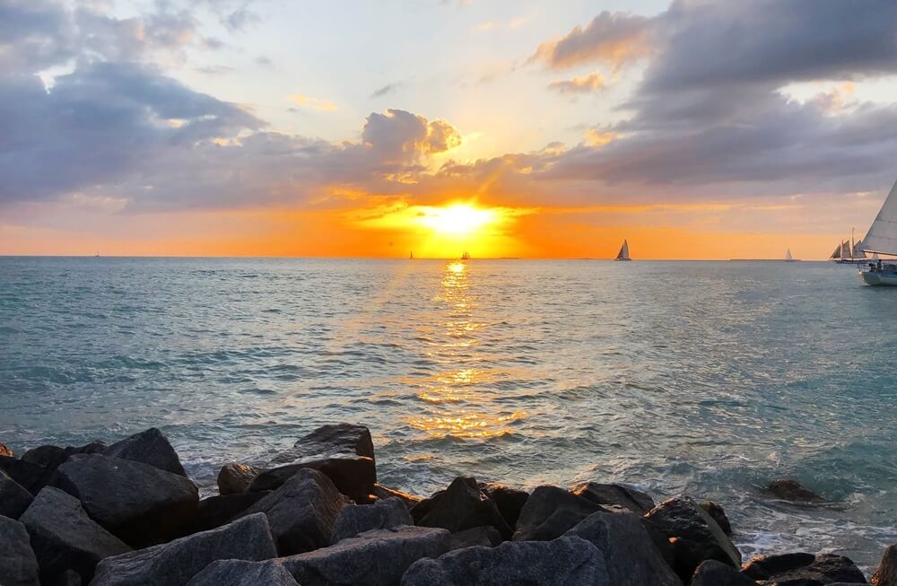 Key West is worth visiting Sunset at Fort Zachary Taylor State Park