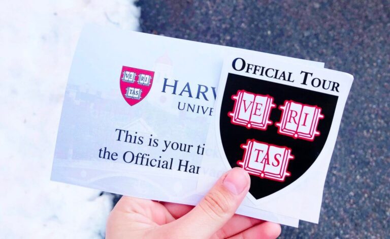 tour to Harvard ticket