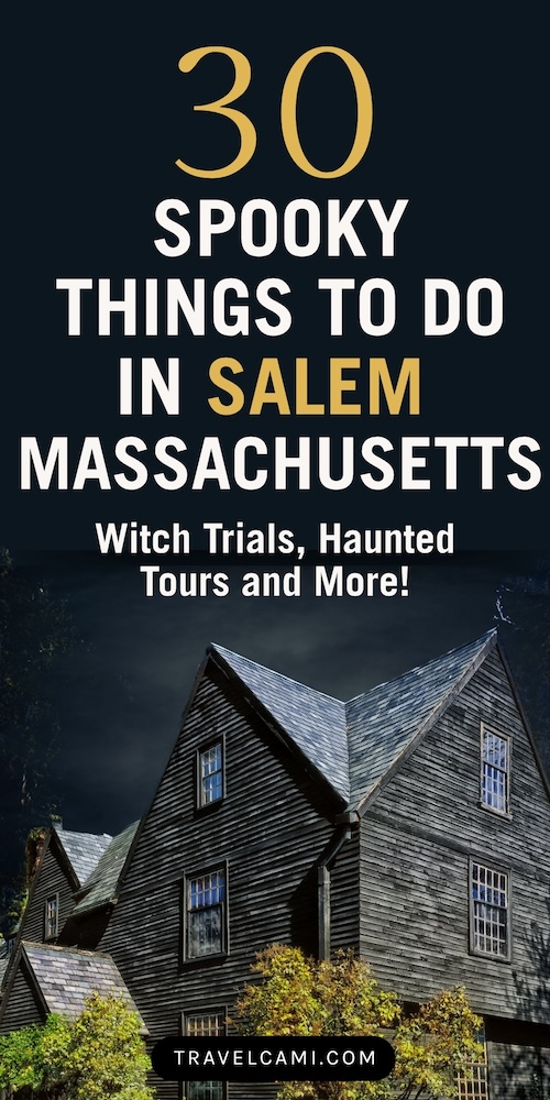 spooky things to do in Salem Massachusetts this Fall October travel guide