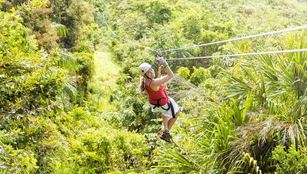 Best Puerto Rico tours Ziplining in the jungle in Puerto Rico