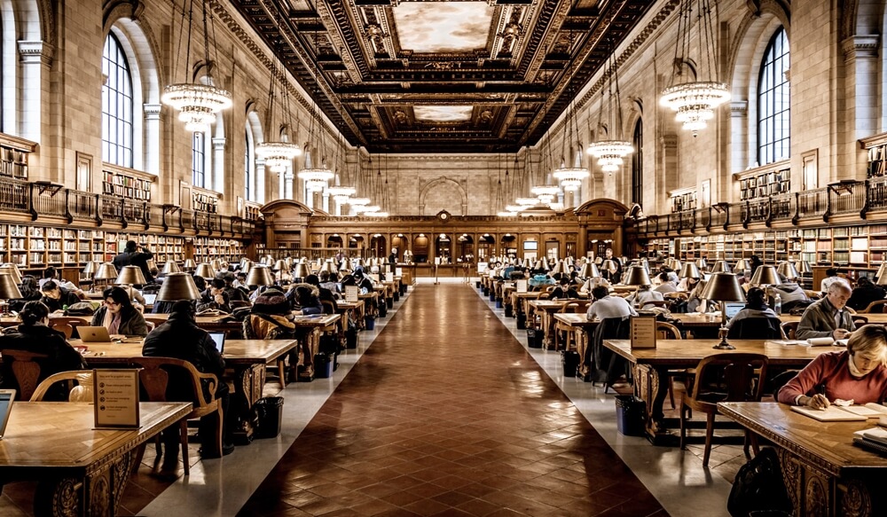 rainy day in New York Radio City Music Hall