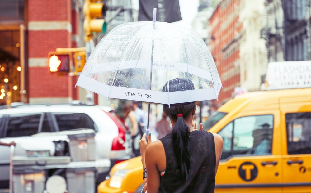 rainy day in New York