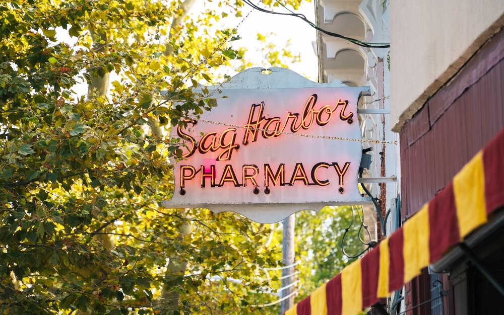 things to do in Long Island Sag Harbor Pharmacy Sign, in Sag Harbor, New York