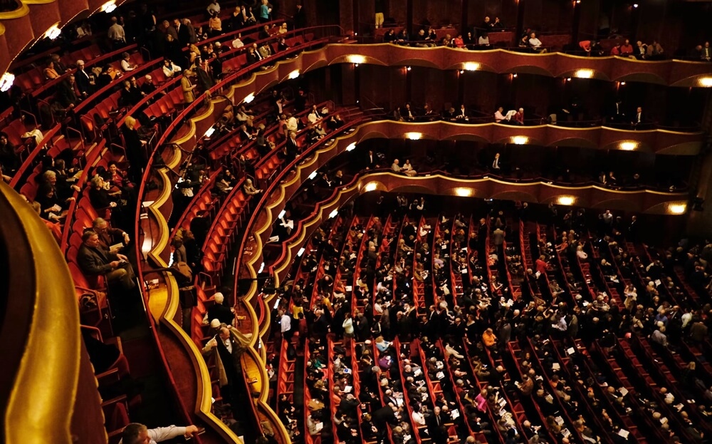Watching a Broadway Play in a rainy day in NYC