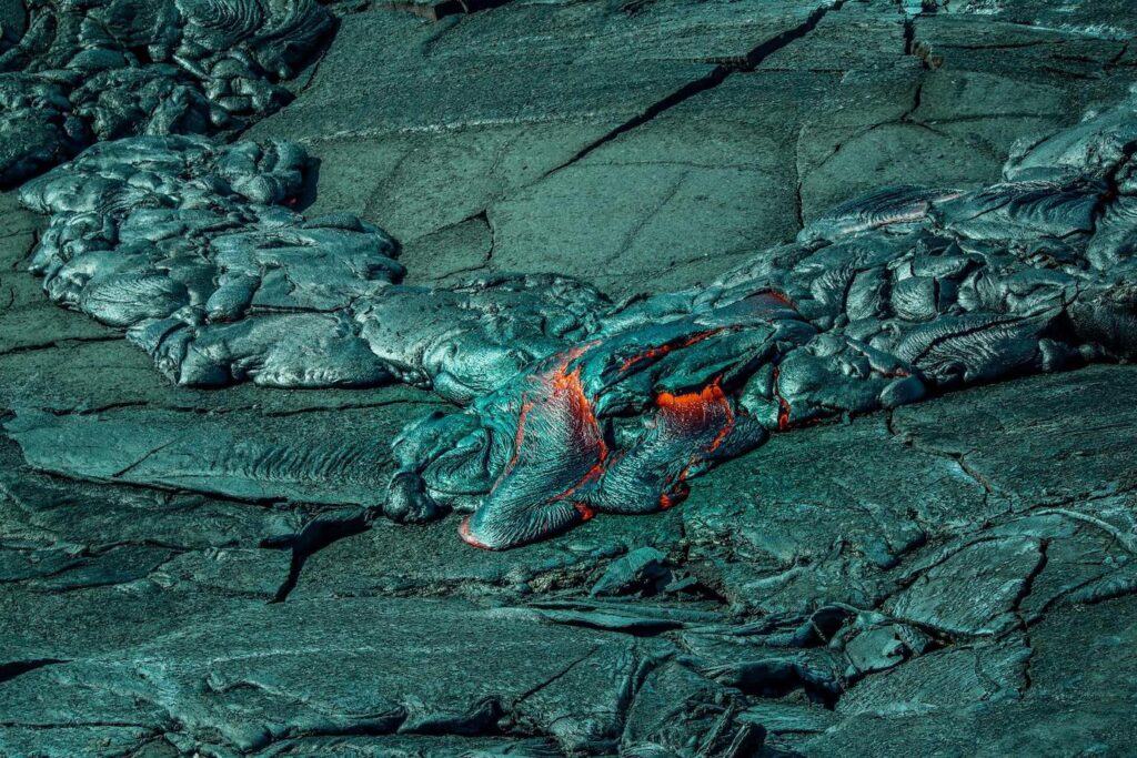 Eruption of the volcano Fagradalsfjall in Iceland (1)