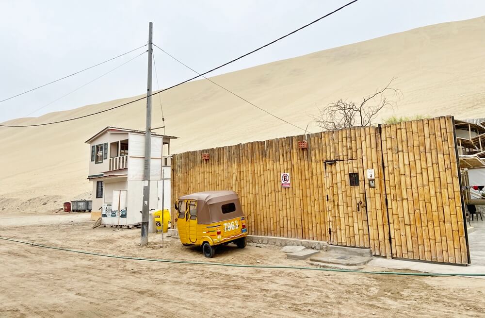 things to do in huacachina Ecocamp - Camping in Huacachina - front gate