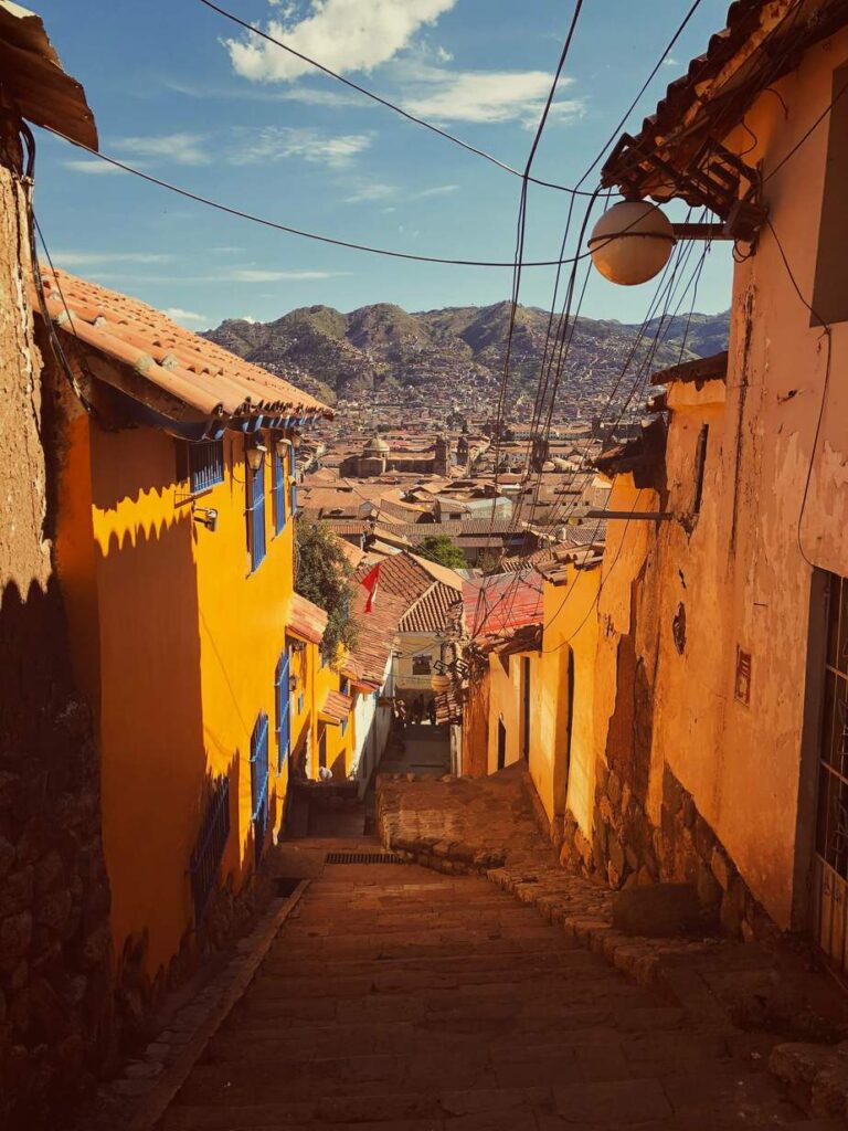 is cusco worth visiting - Street in Cusco