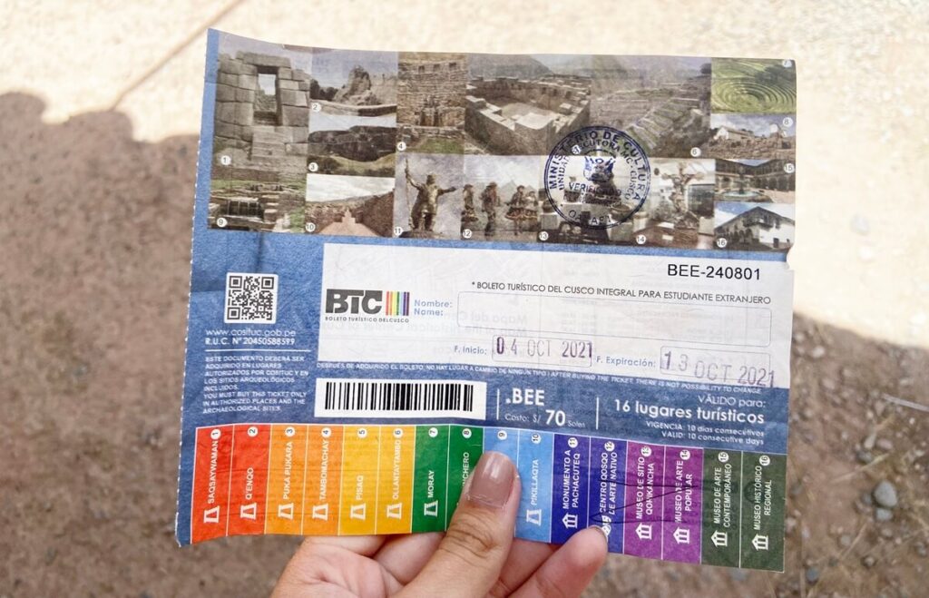is cusco worth visiting - bolleto turtistico peru