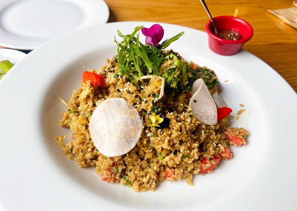 is cusco worth visiting - main plate at yaku restaurant in cusco