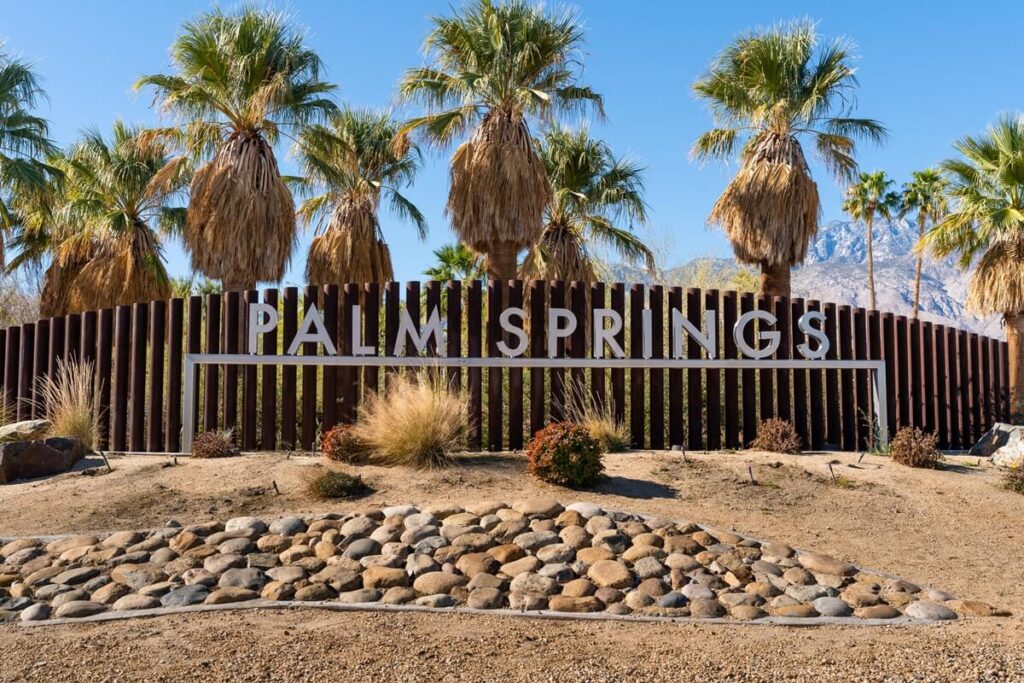 palm springs california california known for
