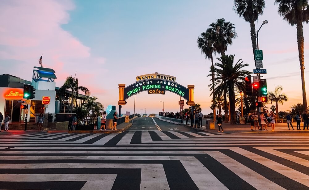 santa monica los angeles california california known for