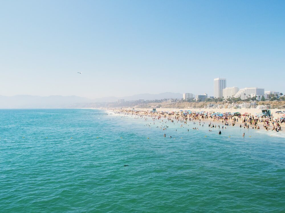 california known for santa monica los angeles california