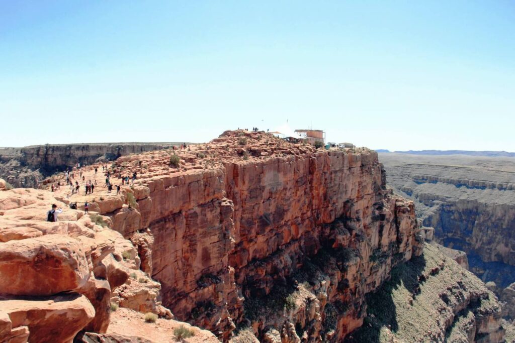 things to do at Grand Canyon West Rim overlook
