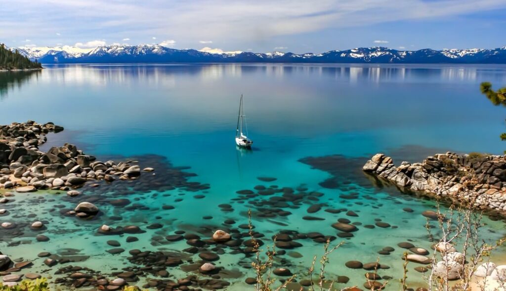 Lake Tahoe to Yosemite road trip lake tahoe