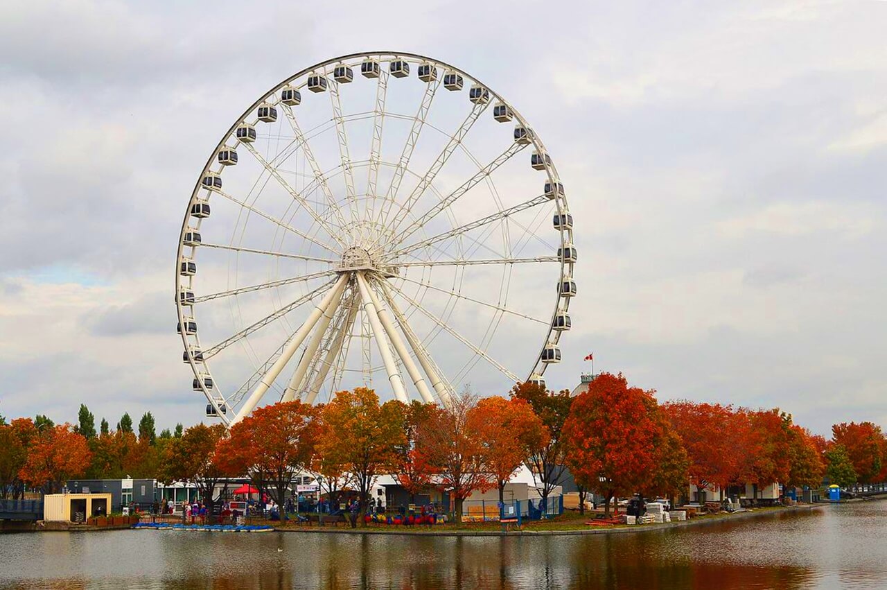 Montreal tours - lae grand roue de montreal
