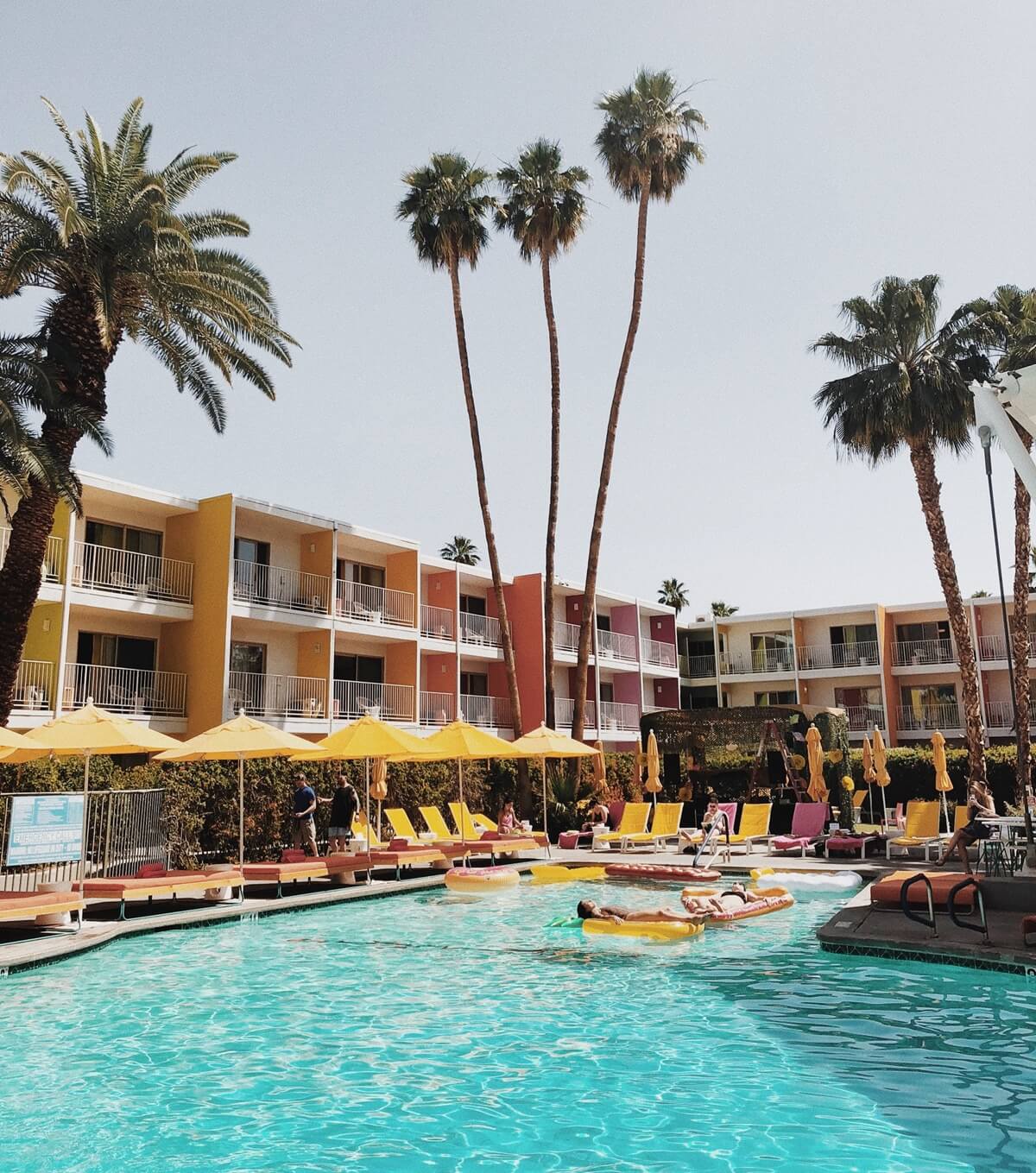 palm springs packing list - pool in palm springs