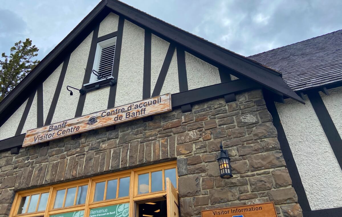 Banff to Glacier National Park banff visitor center