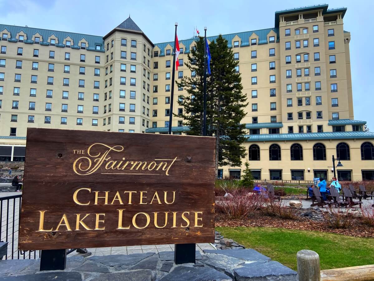 Banff to Glacier National Park chateau lake louise banff