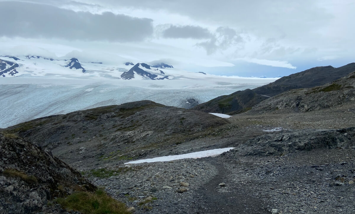 harding icefield trail ice