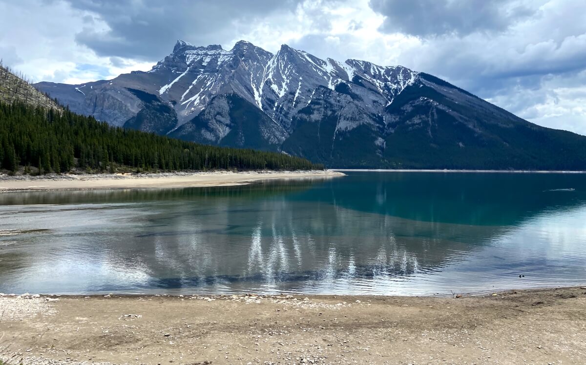 Banff to Glacier National Park lake minnewanka banff