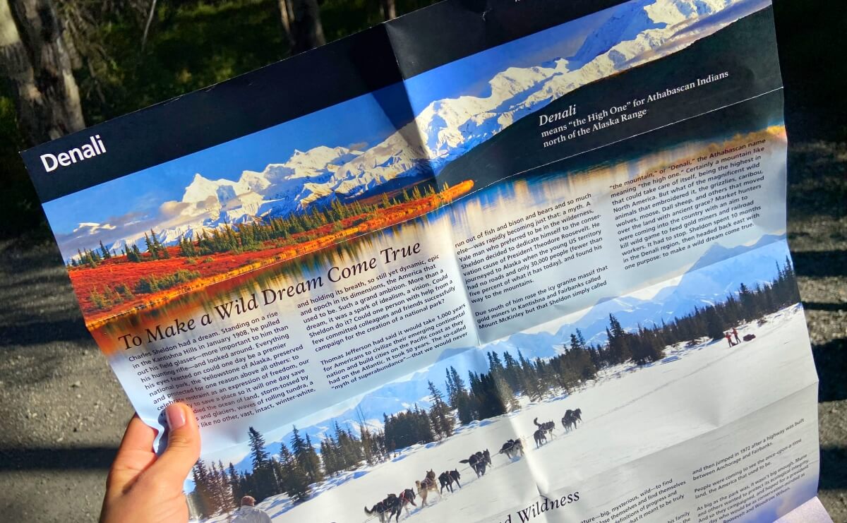 is denali worth visiting map of denali