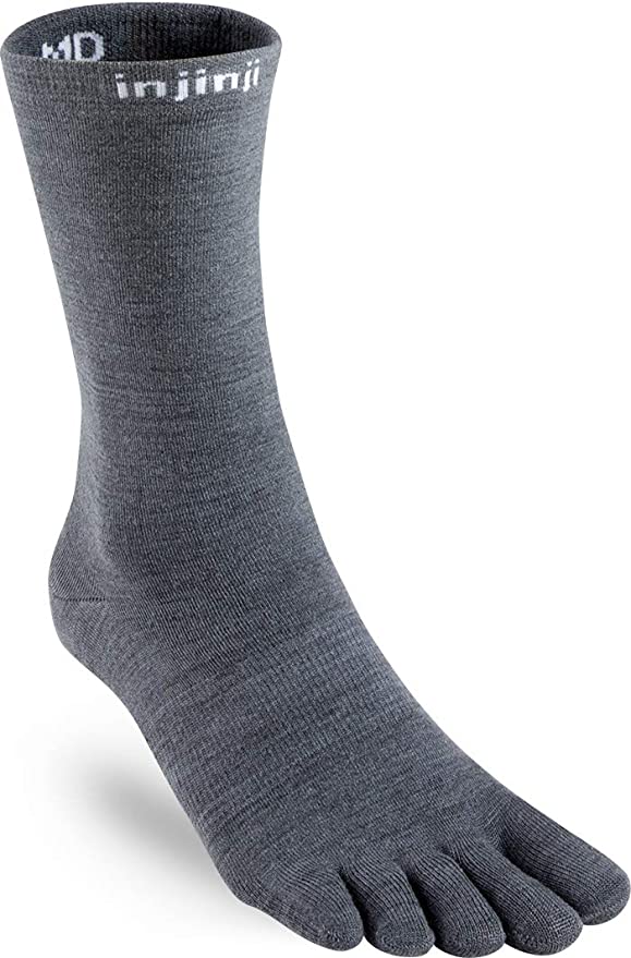 hiking sock liners Injinji Liner Crew Nu Wool Socks