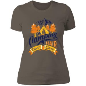 Camping Hair Don't Care Ladies' Boyfriend T-Shirt