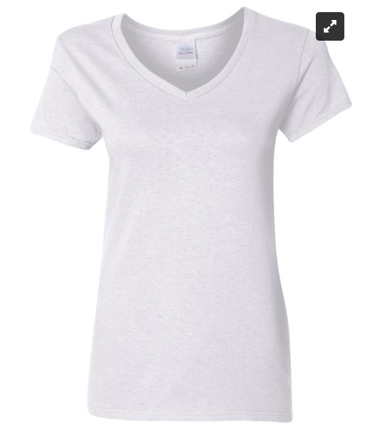 Ladies’ 5.3 oz. V-Neck T-Shirt