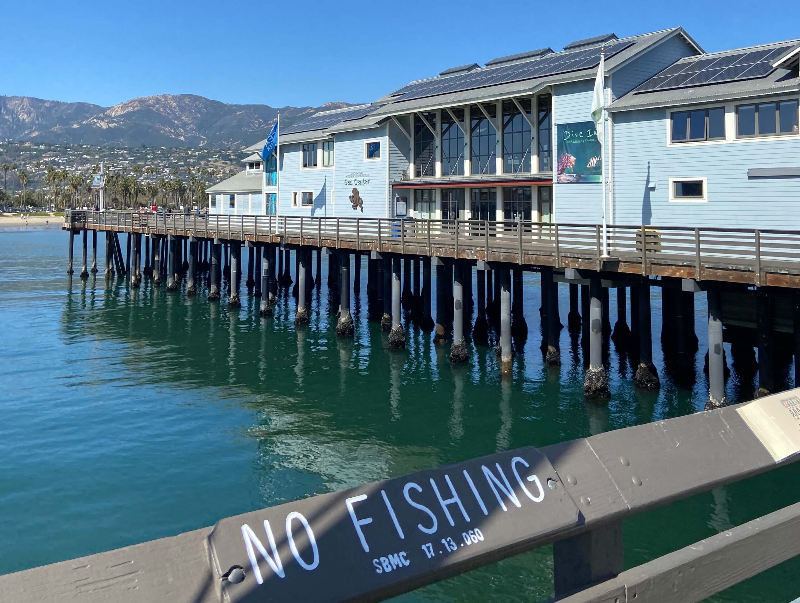 one day in Santa Barbara pier in santa barbara