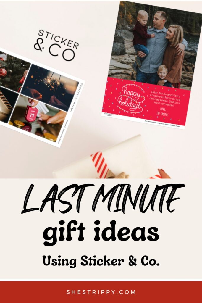 Last Minute Gift Ideas Using Sticker & Co. #gifting #giftideas #stickerandco 