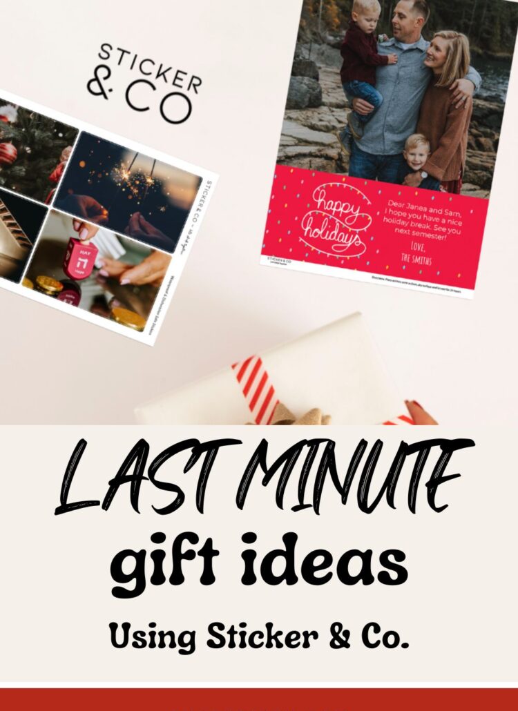 Last Minute Gift Ideas Using Sticker & Co #giftideas #gifting