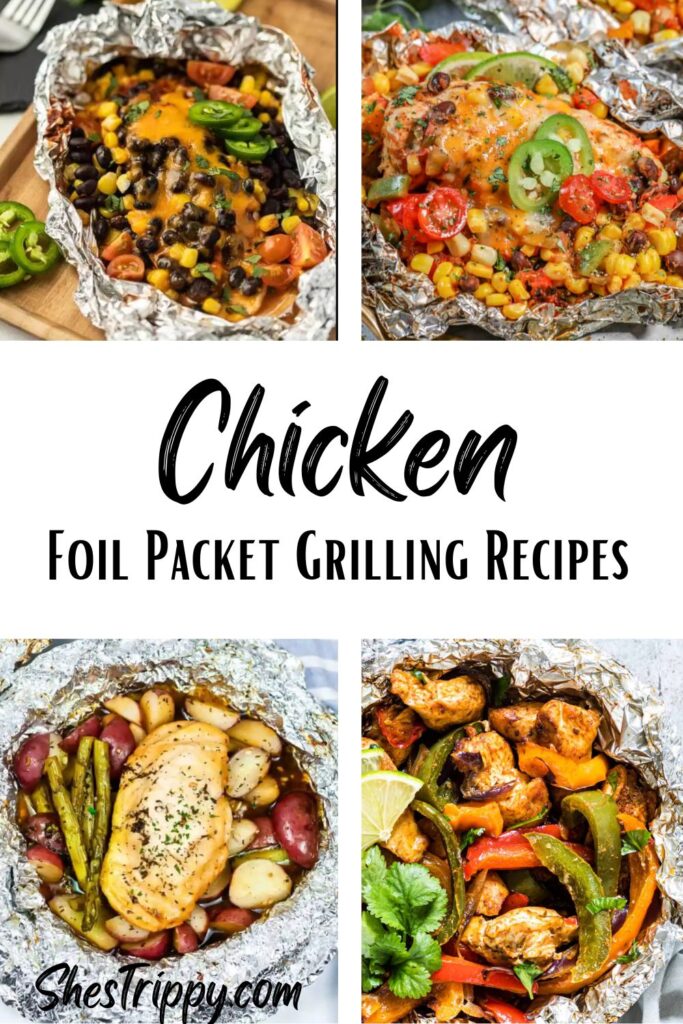 Chicken Foil Packet Grilling Recipes #chickenrecipes #foilgrillingrecipes #foilpacketgrillingrecipes