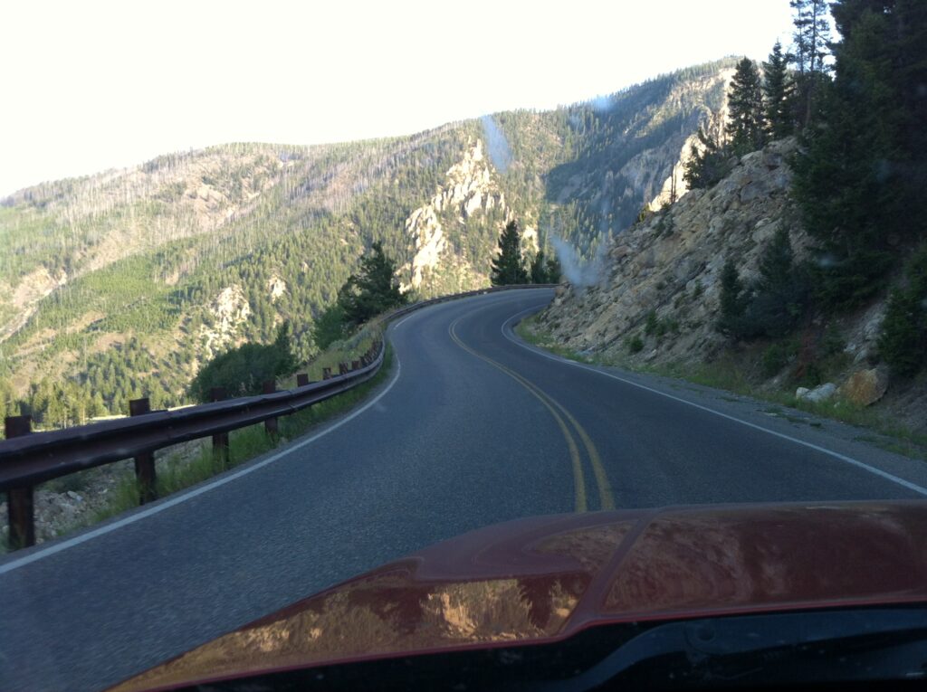 Road to Yellowstone National Park #yellowstonenationalpark