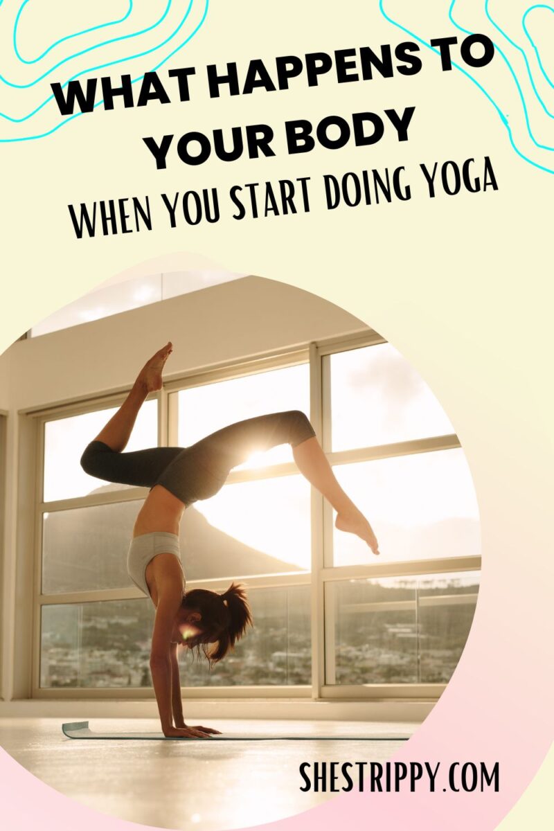 What happens to your body when you start doing yoga #yogabenefits