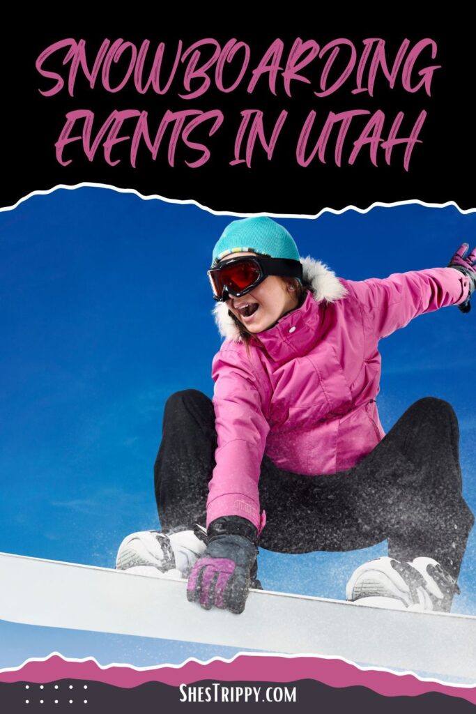 Snowboarding Events in Utah  #utahtravel #snowboardingevents