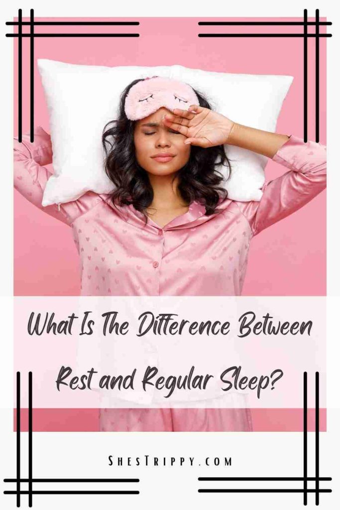 What Is The Difference Between Rest and Regular Sleep  #sleeptips 