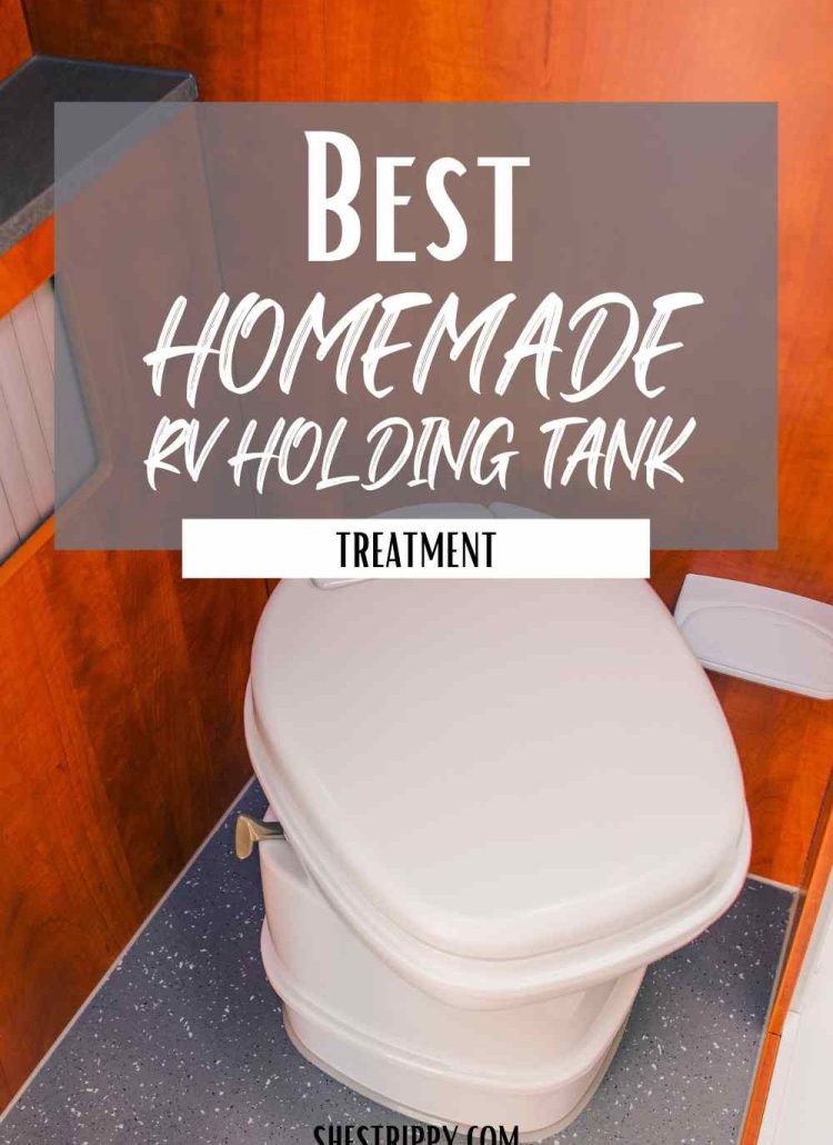 Don't spend hundreds on RV holding tank treatment, when you can make your own, cheaper and way better. #RVTIPS