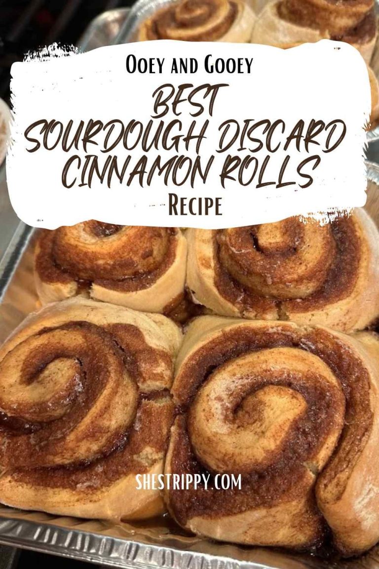 Use up your sourdough discard by making the best sourdough discard cinnamon rolls ever! #sourdough #sourdoughdiscardrecipes #sourdoughrecipes #cinnamonrolls
