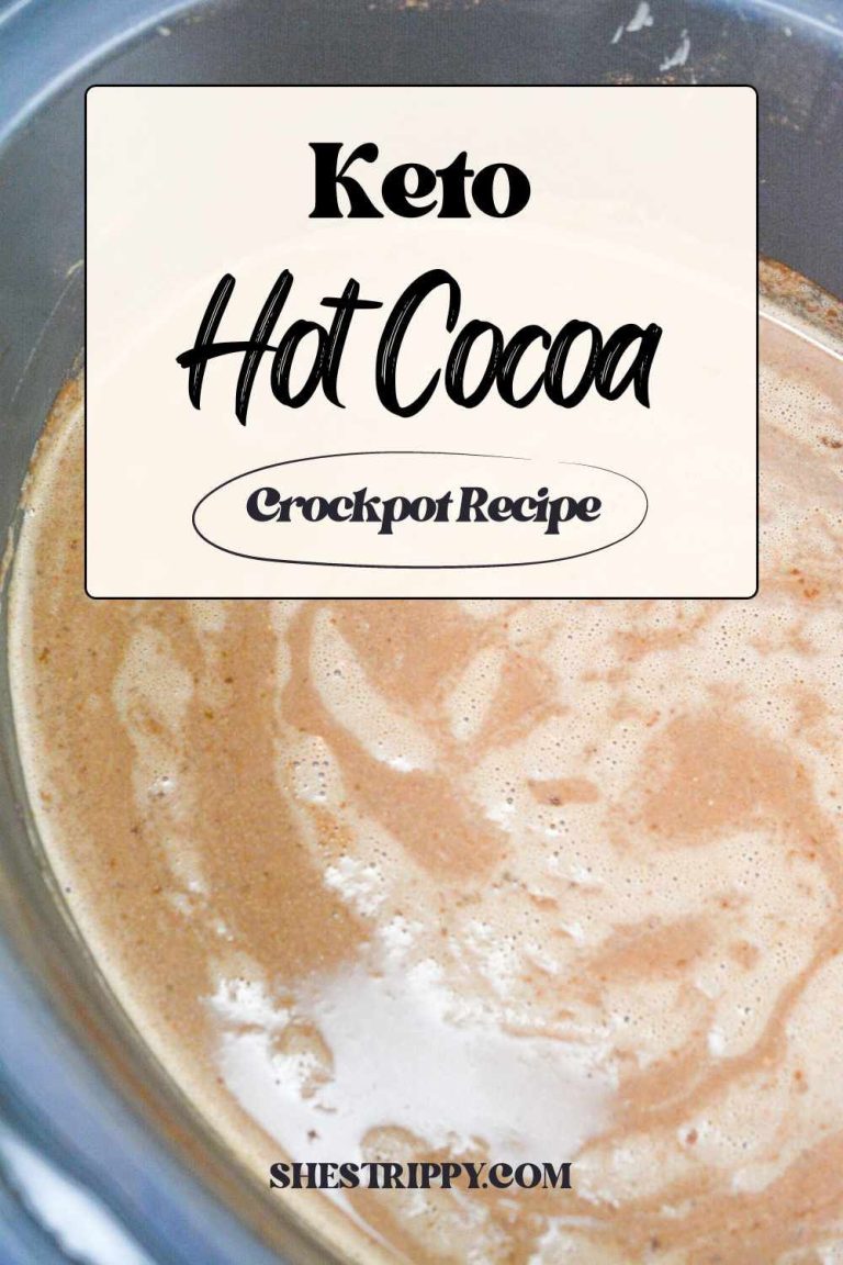 When the weather starts to cool down, no matter where you live, the thought of warm beverages in your hands sounds amazing, right? However if you are not a coffee or tea drinker or maybe you are on a low carb/keto lifestyle, the options are limited. This keto crockpot hot cocoa recipes is perfect for chilly weather and those who want to stay on their keto game.